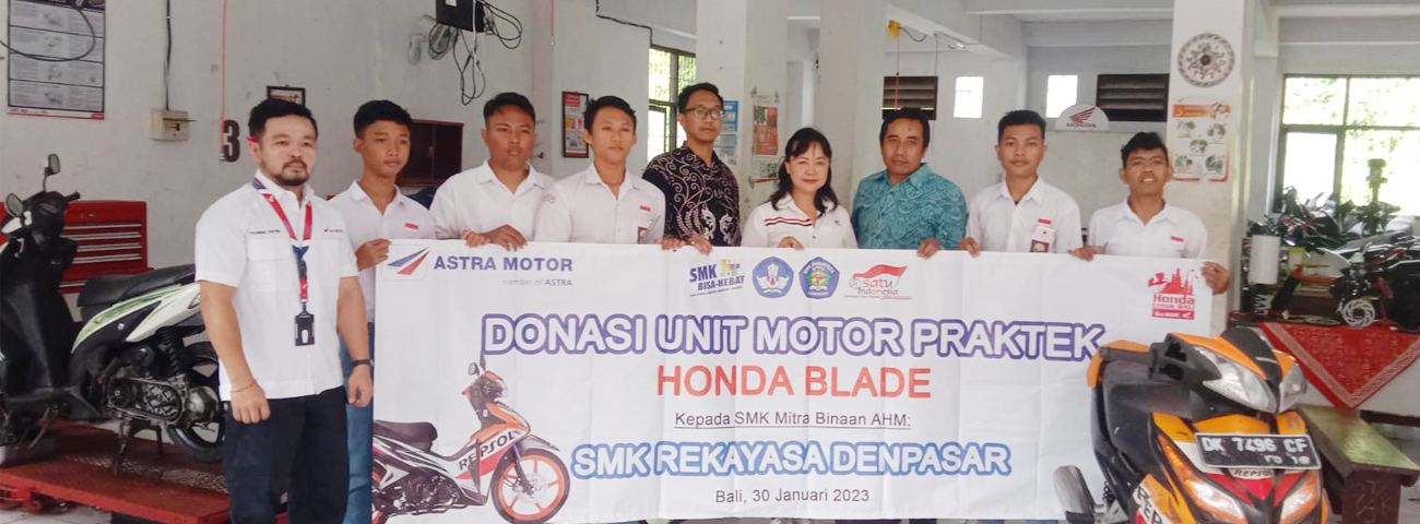 Donasi Motor Praktek Honda